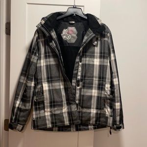 Black & White Snowboarding Jacket
